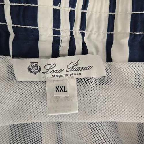 Loro Piana Swim Shorts Set of 2 Striped Size XXL Trunks Made In Italy Authentic - Imagen 6 de 11