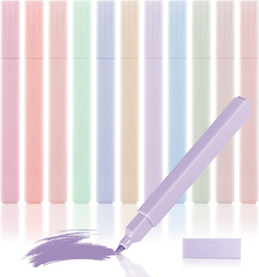 12 Stück Textmarker, Textmarker Pastell 12 Farben Marker Stifte Zum Lernen Und M