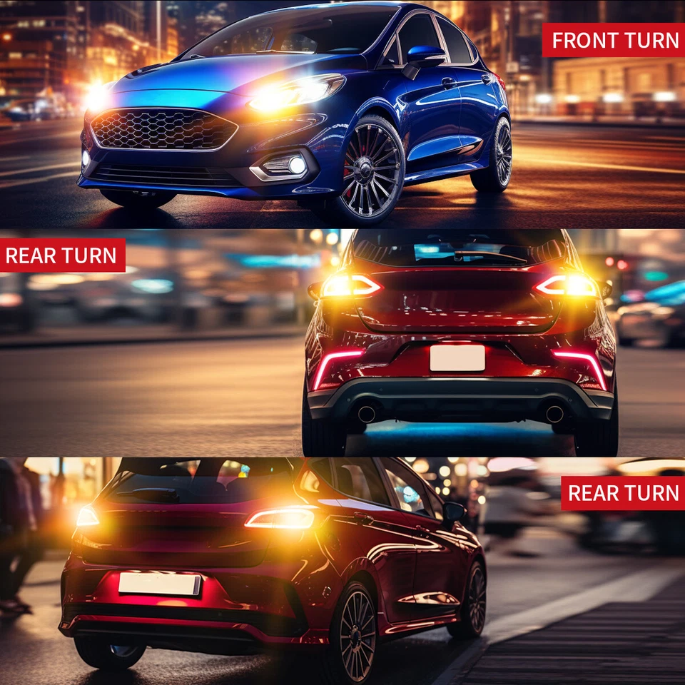 LASFIT 3157 CK LED Front Turn Signal Amber Canbus for Nissan Maxima 2009-2014 2X - Изображение 2 из 4