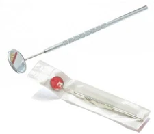 7” Stainless Steel Inspection Mirror in Pouch