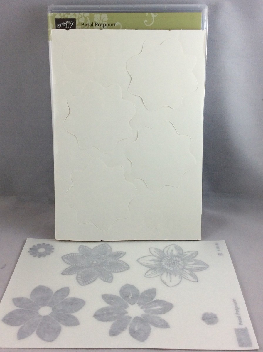 PETAL POTPOURRI & FLOWER MEDALLION PUNCH Stampin Up New Plants | eBay