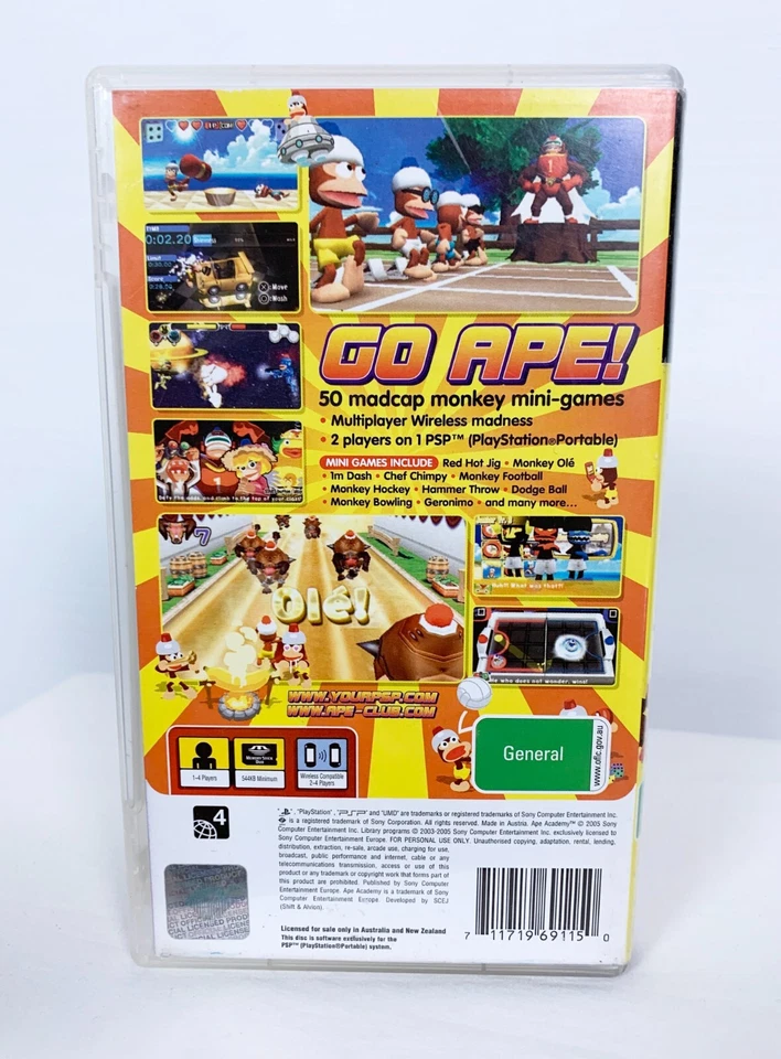 Sony PSP Ape Academy Game R4 PAL AU/NZ - Image 3 of 4