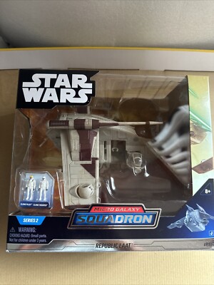 Star Wars / Micro Galaxy Squadron /Series 2 #0043 Clone Wars Republic LAAT / New