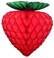 3-pack 8 Inch Honeycomb Tissue Paper Strawberry Decoration 3 on sale 3-pack 8 Inch Honeycomb Tissue Paper Strawberry Decoration 3 on sale