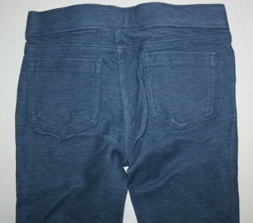 New Gymboree Girls 4 Year Jeggings Faux Denim Blue Jeans Pants Pull On Leggings - Picture 3 of 3