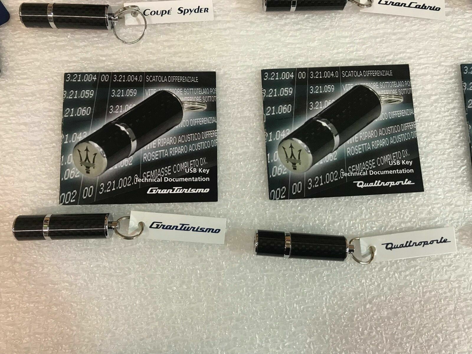 MASERATI COUPE SPYDER GRANCABRIO USB KEY TECHNICAL DOCUMENTATION 4GB OEM