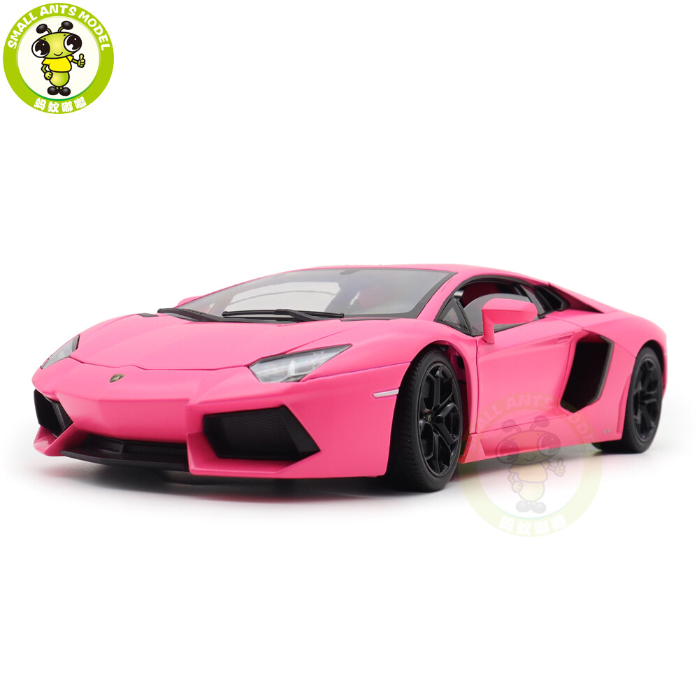 1/18 Lamborghini Aventador LP700-4 LP700 Welly FX Pink