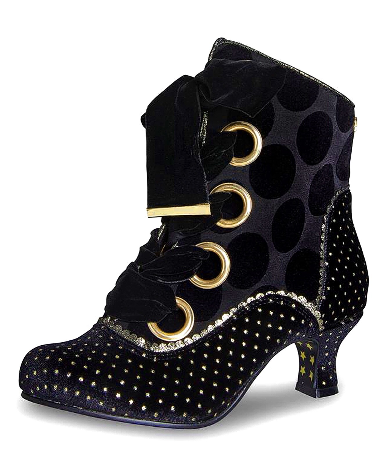 Joe Browns NEW Loki black velvet gold 