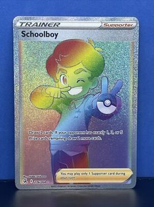Schoolboy Rainbow Rare - 276/264 - Pokémon Fusion Strike - NM or Better