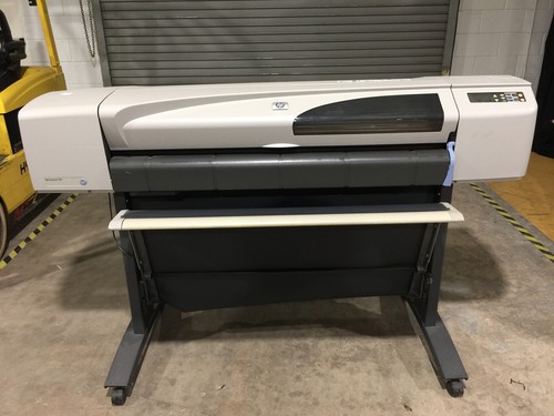 HP DesignJet 500 C7770B Large Format Plotter Printer w/Ink TESTED/WORKING |  eBay