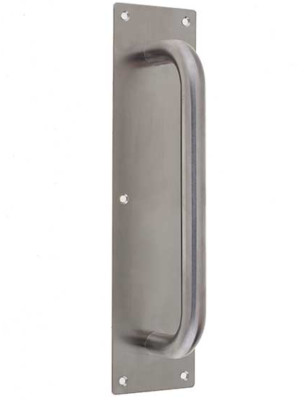 AUSVERKAUF - Eurospec D-Bar 225x19mm PULL Türgriff auf 305x75mm PLATTE (SS)