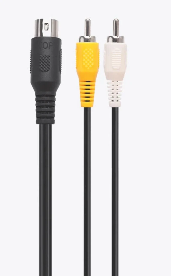 Sega Genesis Model 1 AV Cable RCA Audio Video Cord 6ft-NEW- US SELLER - Image 3 of 3