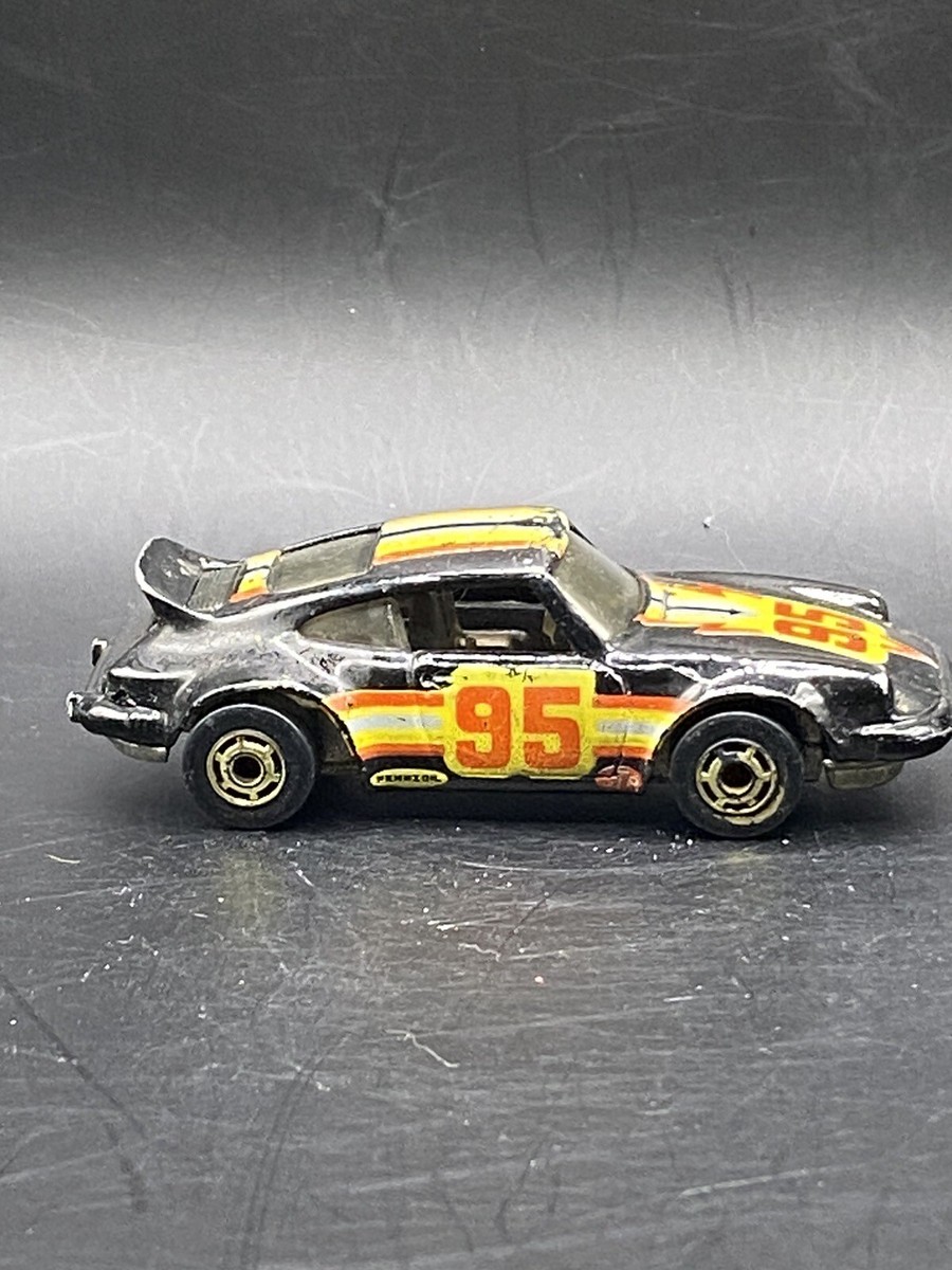 1974 Hot Wheels P-911 Porsche Black Walls #95 Hong Kong Toy