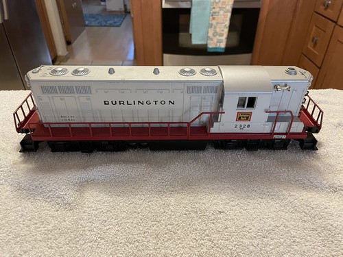 Lionel 0 Scale GP7 Burlington Diesel Locomotive W/ Box - Commanded Equipped LN - Picture 3 of 12