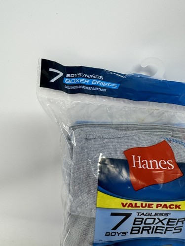 Hanes Boys 7pk Boxer Briefs ComfortSoft Dyed Comfort Flex Waistband Tagless XL - Picture 2 of 7