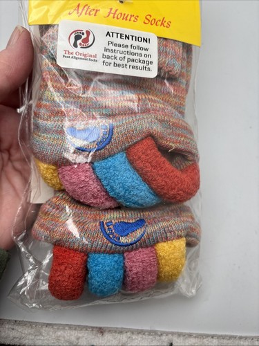 NEW HAPPY FEET Original Foot Alignment Socks After Hours Med W 7-9 M 5-8 Colors - Picture 4 of 11