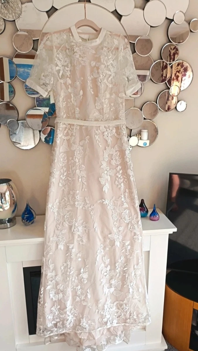 phase eight poppy embroidered wedding dress Phase Eight Poppy Embroidered Wedding Dress, Ivory