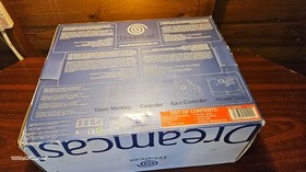 SEGA DREAMCAST & 7 GAMES CONSOLE BUNDLE #RBX60