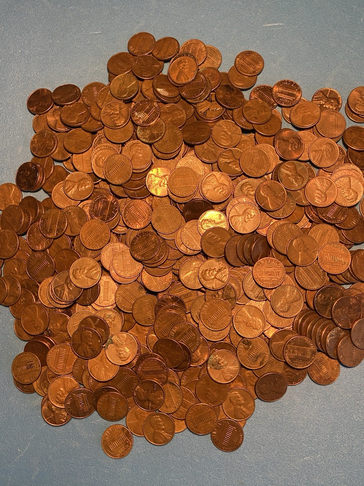 1000 95% Lincoln Copper Cents Pre 1982