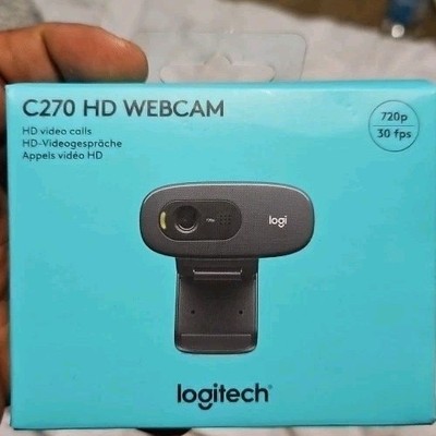 Logitech C270 HD-Webcam - Schwarz (960-001063)