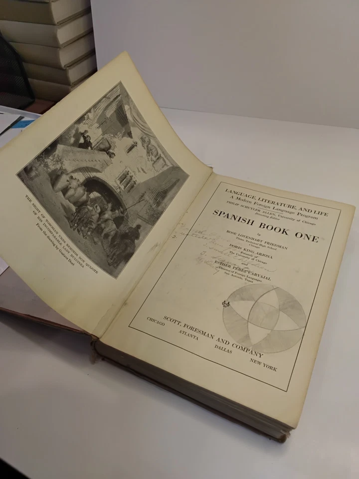 Spanish Book One By R Friedman, D Arjona, E Carvajal - Scott, Foresman HC- RARE - Image 2 of 4