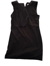a.n.d. easy way Women Black Sleeveless Sheath Dress Knee Length Size 16