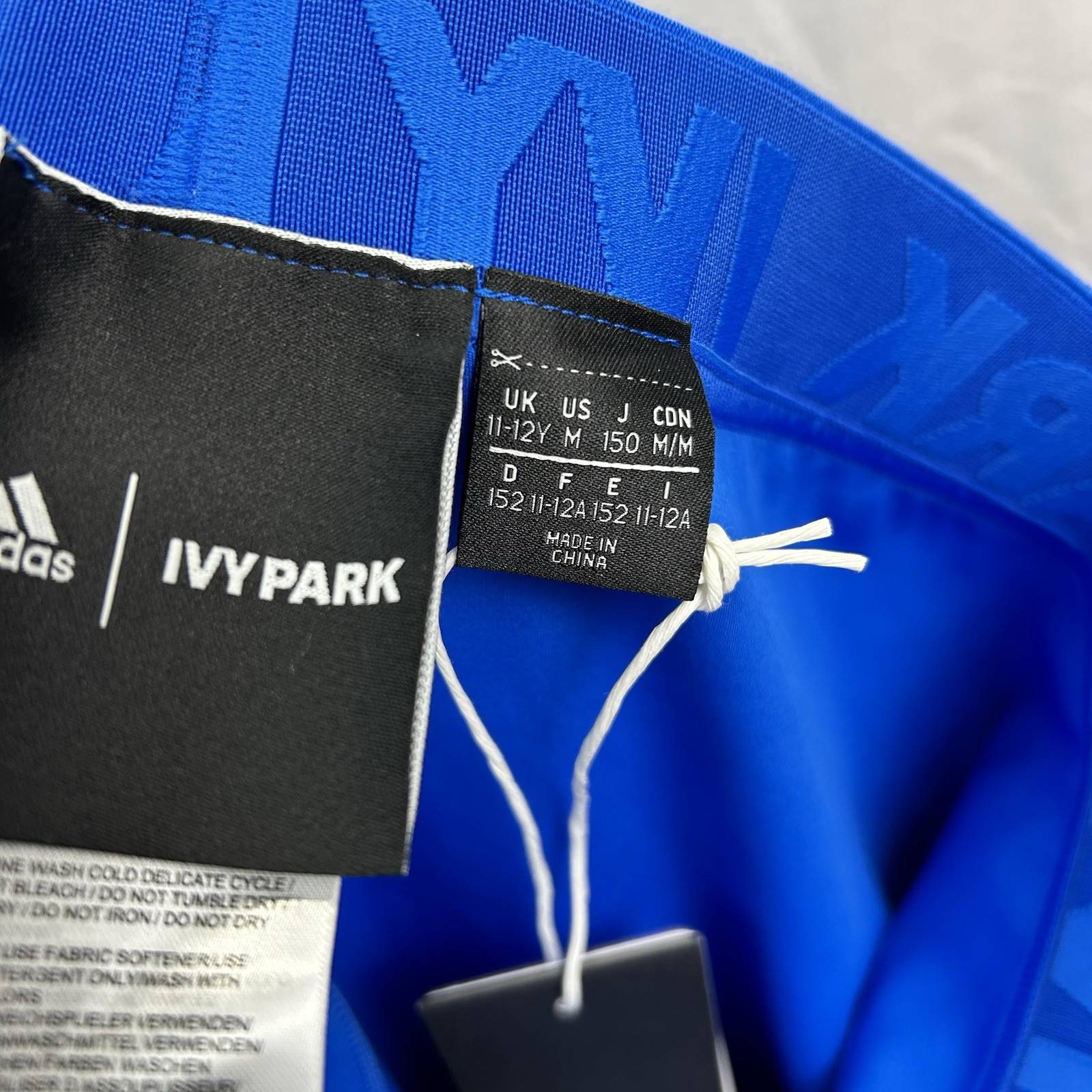 Adidas x Ivy Park IVP Base Layer Tight Pants Boys Kids Medium HD3158 Glory Blue image 7