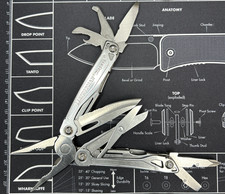 Leatherman Wingman Multi Tool Stainless Steel Made in USA W/Clip VGUC BOD 1222