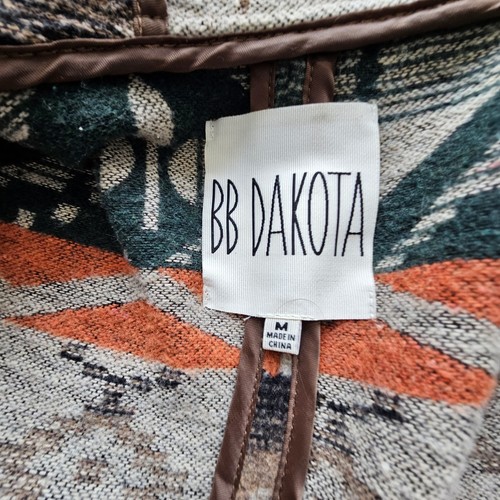 Giacca BB Dakota donna media sud-ovest azteco toggle pelliccia sintetica cappotto con cappuccio Y3f - Foto 2 di 9
