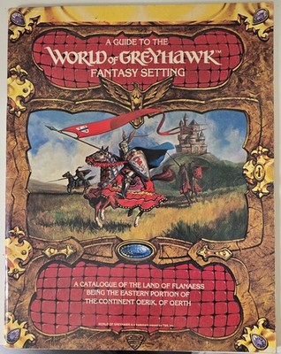 Guide To World of Greyhawk Fantasy Setting Advanced Dungeons & Dragons AD&D 1E