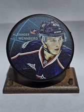 Alexander Wennberg Columbus Blue Jackets NHL Official Photo Hockey Puck