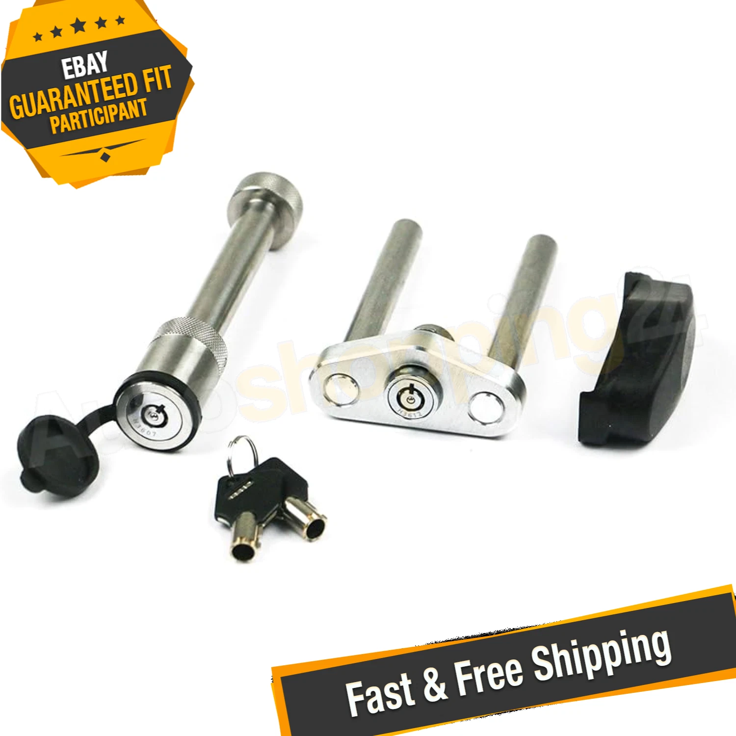 Weigh Safe WS06 Locking Dual Pin Assembly and Hitch Pin Set - Keyed Alike