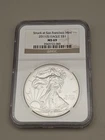 2011 (S) $1 American Silver Eagle NGC MS69 Struck At San Francisco Mint