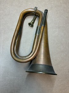 vintage bugle or trumpet unmarked