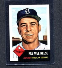 1953 Topps Archives (1991) #76 Pee Wee Reese (Dodgers)  Nm/Mt  (Flat Rate)