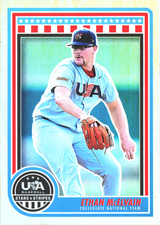 Ethan McElvain Baseball Card 2025 Team USA Prospect Card Pre-Rookie