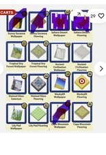 Webkinz classic  virtual items walls and floors are sold separately Leave note