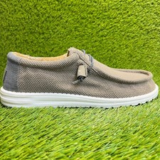 Hey Dude Wally Paisley Mens Size 13 Chocolate White Casual Walking Slip-On Shoes