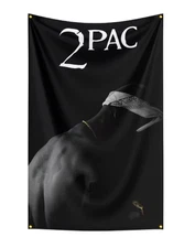 2Pac Flag 3x5 FT 2Pac Banner 2Pac Tapestry Rap Hip Hop Tupac Banner Tupac Shakur