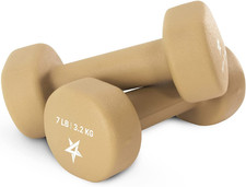 Neoprene Coated Dumbbell Hand Weights - Set of 2, Multiple Weights  Colors