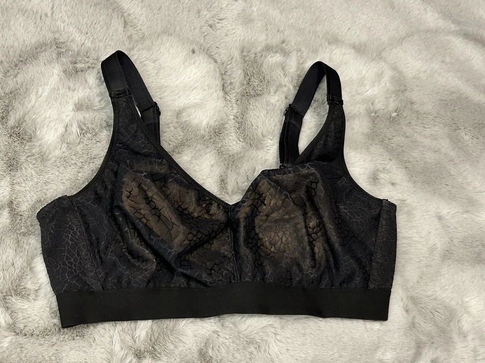 Chantelle Magnifique Minimizer Bra 34 DDD Unlined Wire Free Adjustable - Image 3 of 4