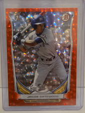 2014 Bowman Draft - Jacob Gatewood #DP39 Red Ice /150 (RC)