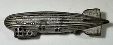 Nice Vintage Graf Zeppelin Cast Iron Bank, AC Williams, 6-3/4" long