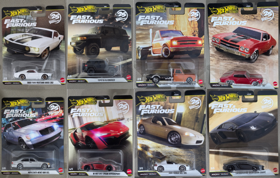 Hot Wheels 2026 Fast & Furious 25th Anniversary | eBay