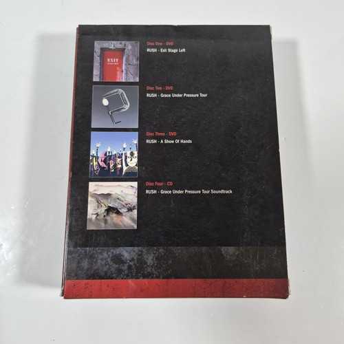 Coffret Rush Replay X3 DVD 2006 3 DVD et CD bonus, 3 livrets et pochette très bon état+ - Photo 4/16