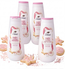 4 Dove Limited Edition Holiday Treats Body Wash Sugar Cookie Sprinkle 20 oz.