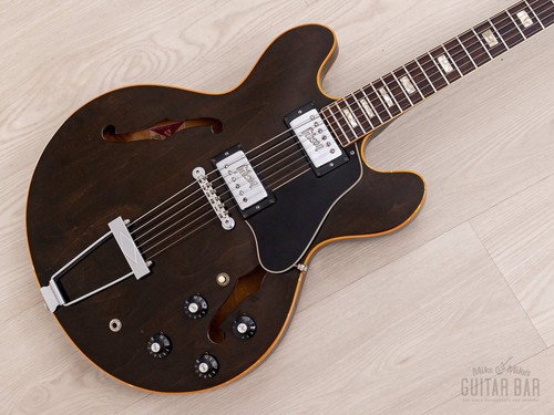 1971 Gibson ES-335 TDW Vintage Guitar Walnut w/ T Tops, Embossed Covers