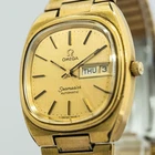 READ *Vintage 1978* OMEGA Seamaster Cal.1022 Automatic Gold Day/Date 35mm Men TV