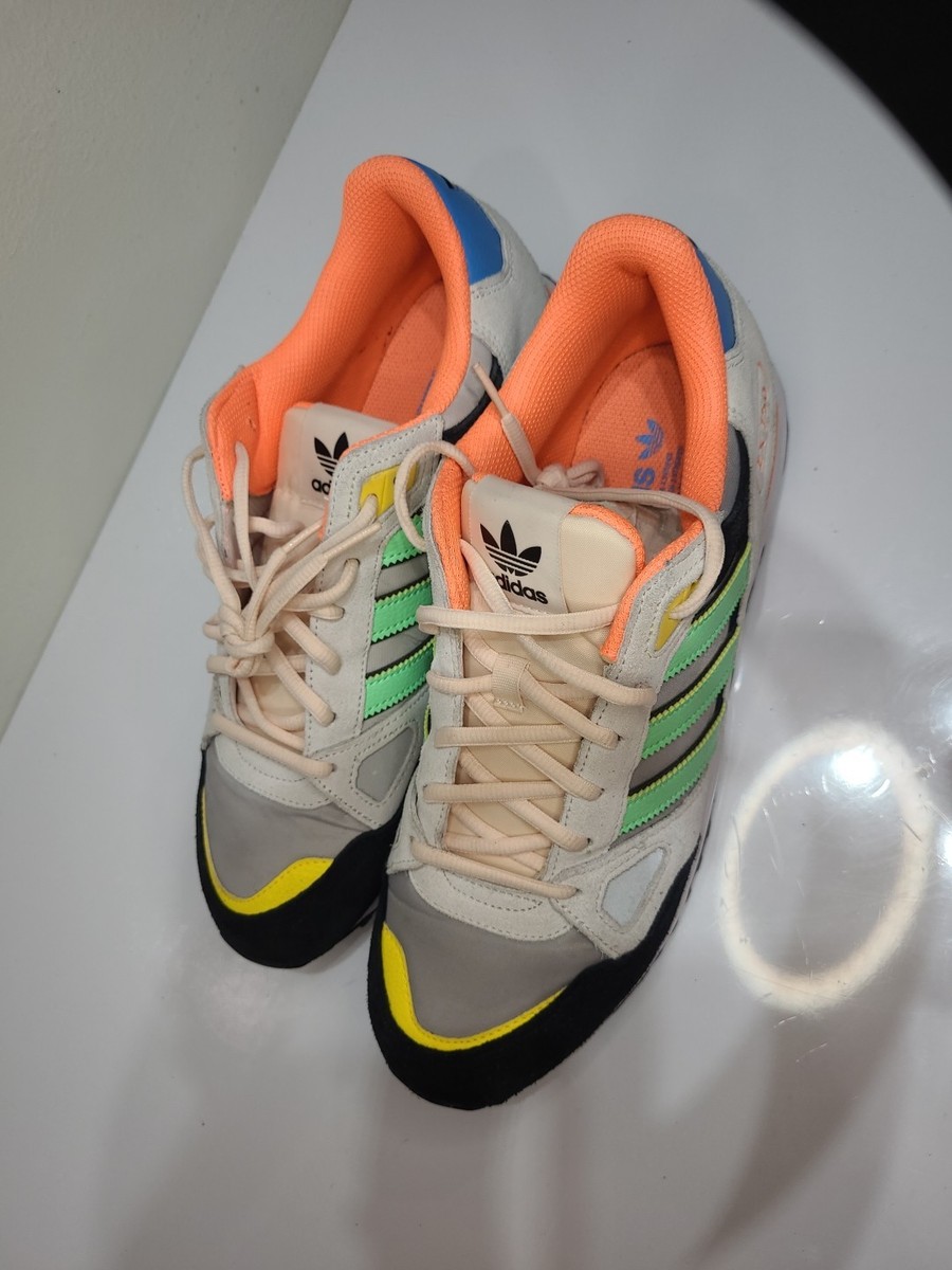 Size 11- adidas ZX 750 White Beam Green Orange (HQ6680) | eBay