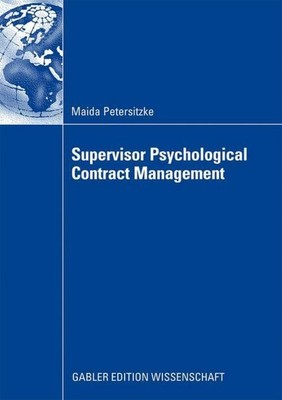 Supervisor Psychological Contract Management Maida Petersitzke
